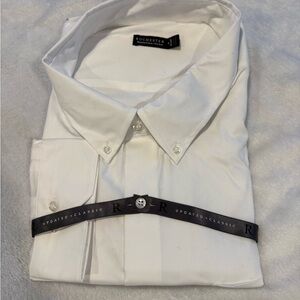 Men's Classic White Dress Shirt
